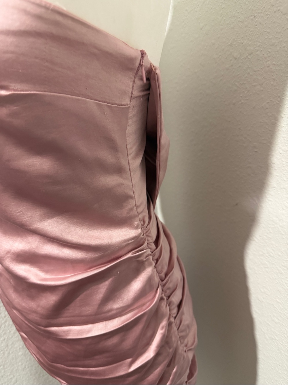 Princess Polly Pink Satin Bow Dress - Picture 3 of 6